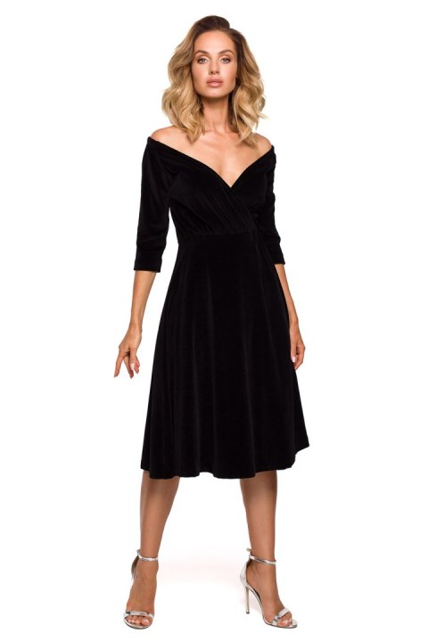 Sukienka Model MOE645 Black - Moe Sukienka Model MOE645 Black - Moe