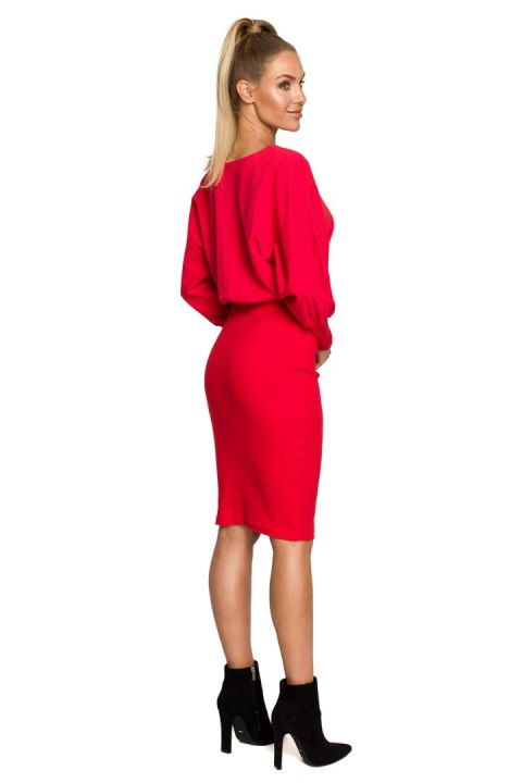 Sukienka Model MOE690 Red - Moe Sukienka Model MOE690 Red - Moe