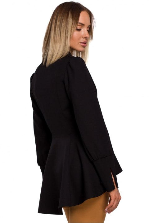 Żakiet Model MOE529 Black - Moe Żakiet Model MOE529 Black - Moe