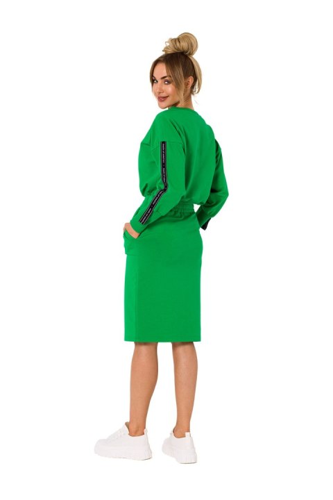 Spódnica Model MOE728 Green - Moe Spódnica Model MOE728 Green - Moe