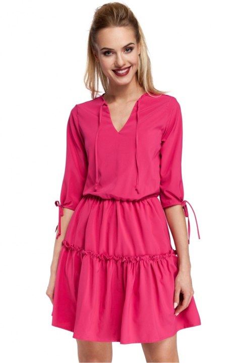 Sukienka Model MOE301 Pink - Moe Sukienka Model MOE301 Pink - Moe