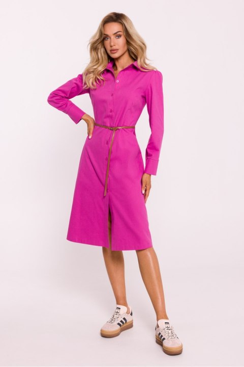 Sukienka Model MOE804 Pink - Moe Sukienka Model MOE804 Pink - Moe