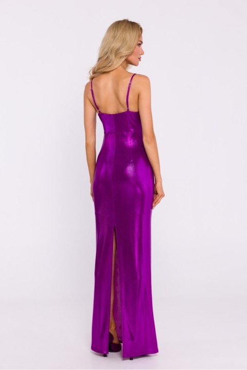 Sukienka Model MOE834 Purpura - Moe Sukienka Model MOE834 Purpura - Moe
