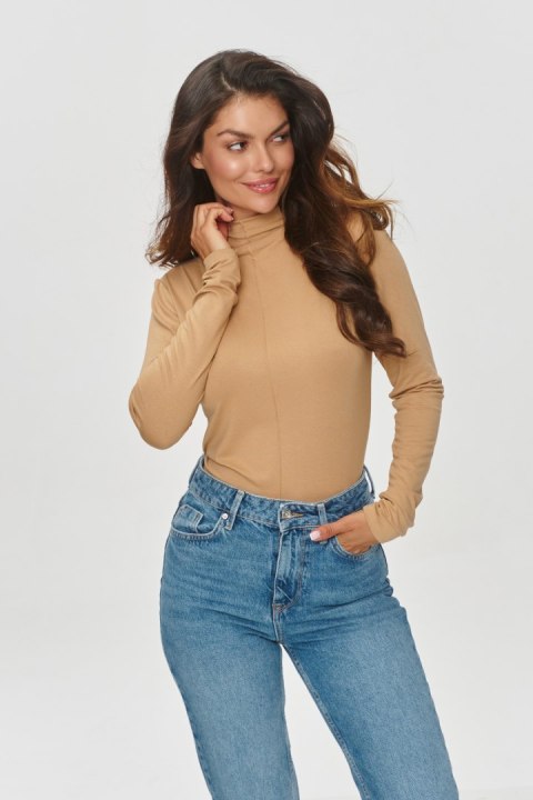 Bluzka Model M840 Beige - Makadamia Bluzka Model M840 Beige - Makadamia