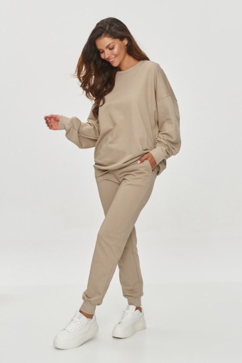 Spodnie Dresowe Model M858 Light Beige - Makadamia Spodnie Dresowe Model M858 Light Beige - Makadamia