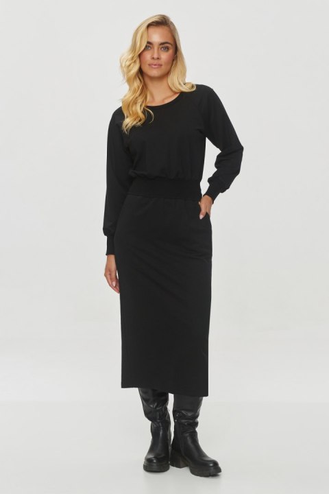 Sukienka Model M842 Black - Makadamia Sukienka Model M842 Black - Makadamia