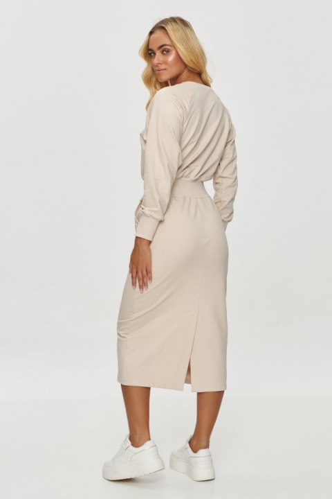 Sukienka Model M842 Light Beige - Makadamia Sukienka Model M842 Light Beige - Makadamia