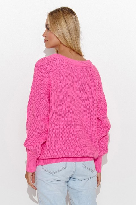 Sweter Damski Model S140 Baby Pink - Makadamia Sweter Damski Model S140 Baby Pink - Makadamia