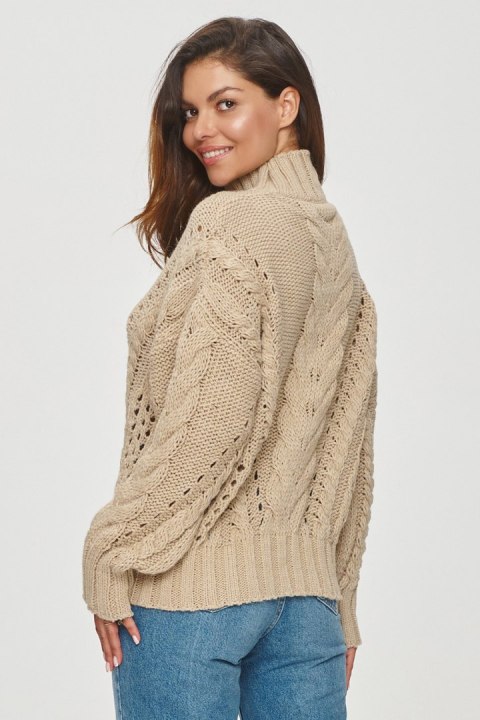 Sweter Damski Model S156 Beige - Makadamia Sweter Damski Model S156 Beige - Makadamia