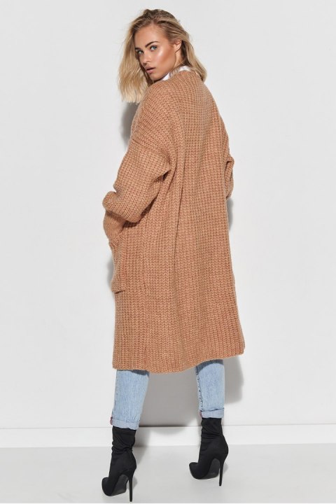 Sweter Kardigan Model S101 Camel - Makadamia Sweter Kardigan Model S101 Camel - Makadamia
