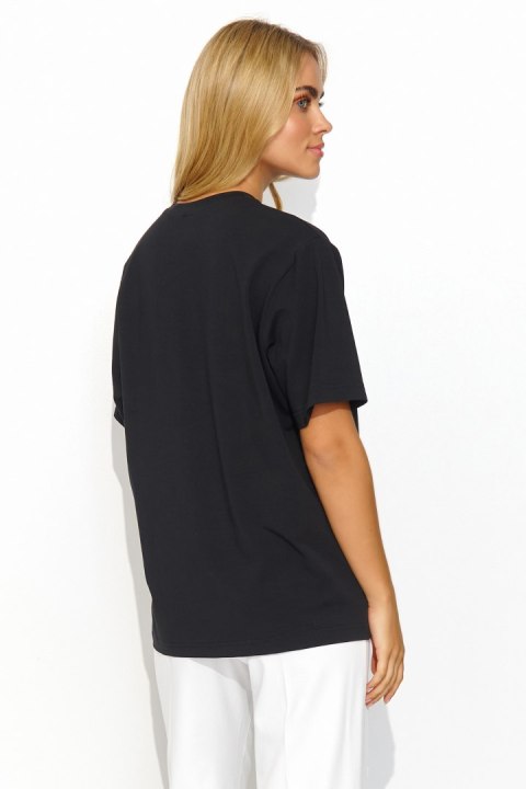 T-shirt Damski Model M826 Black - Makadamia T-shirt Damski Model M826 Black - Makadamia