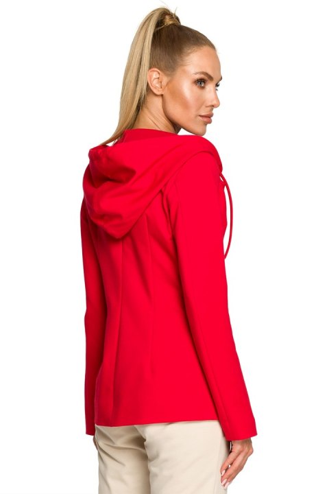 Żakiet Model MOE691 Red - Moe Żakiet Model MOE691 Red - Moe