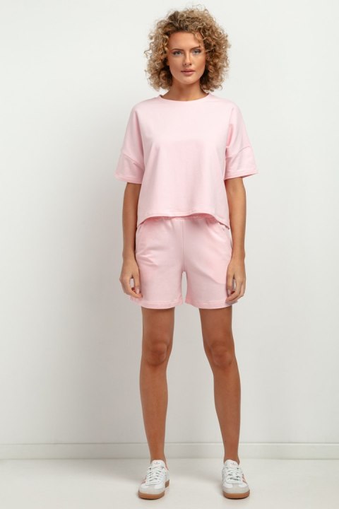 Bluzka Model T386/4 Light Pink - Tessita Bluzka Model T386/4 Light Pink - Tessita