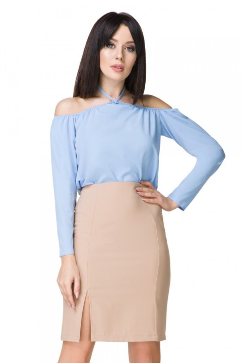 Bluzka model T199/2 Sky Blue - Tessita Bluzka model T199/2 Sky Blue - Tessita