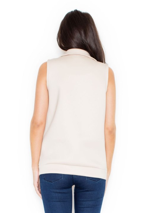 Kamizelka K319 Beige - Katrus Kamizelka K319 Beige - Katrus