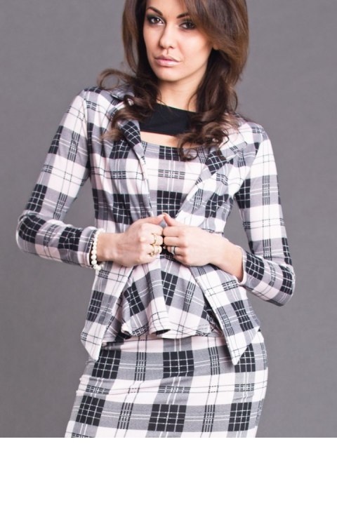 Marynarka Damska Model 15262 Pink - YourNewStyle Marynarka Damska Model 15262 Pink - YourNewStyle