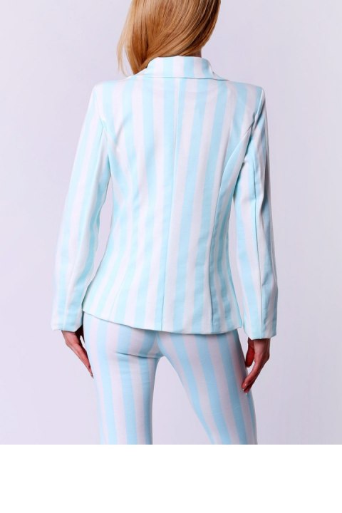 Marynarka Damska Model 2972 Sky Blue - YourNewStyle Marynarka Damska Model 2972 Sky Blue - YourNewStyle