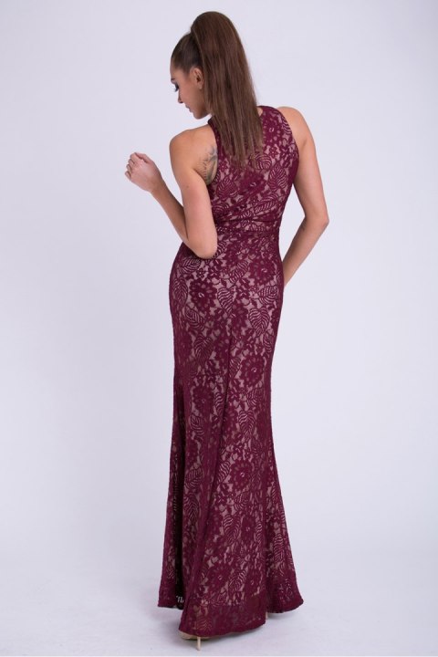 Sukienka Model 17447 Bordo - YourNewStyle Sukienka Model 17447 Bordo - YourNewStyle