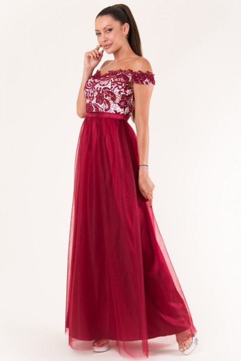 Sukienka Model 18509 Bordo - YourNewStyle Sukienka Model 18509 Bordo - YourNewStyle