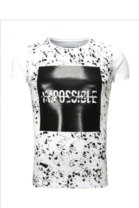 Tshirt Męski Model 17179 White - YourNewStyle Tshirt Męski Model 17179 White - YourNewStyle