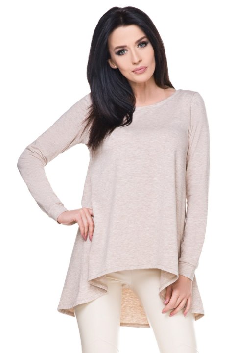 Tunika Model T174 Beige/Gold - Tessita Tunika Model T174 Beige/Gold - Tessita