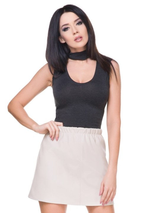 Bluzka Model T167 Dark Grey - Tessita Bluzka Model T167 Dark Grey - Tessita