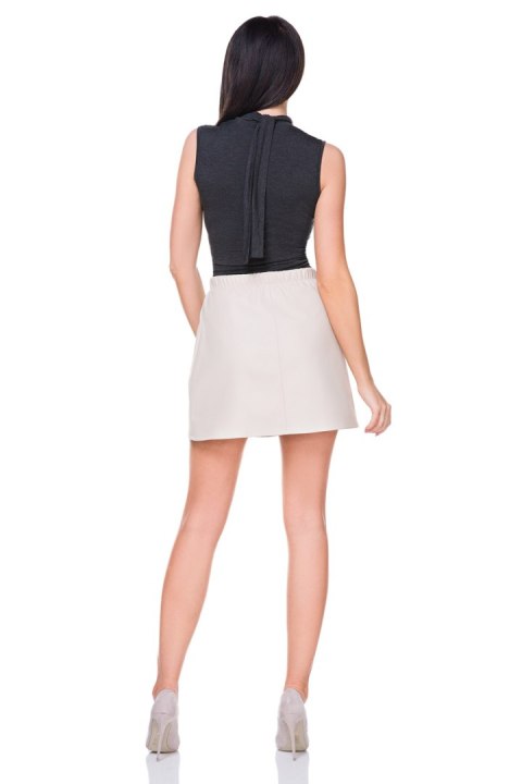 Bluzka Model T167 Dark Grey - Tessita Bluzka Model T167 Dark Grey - Tessita