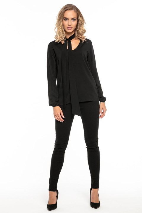 Bluzka Model T244/1 Black - Tessita Bluzka Model T244/1 Black - Tessita
