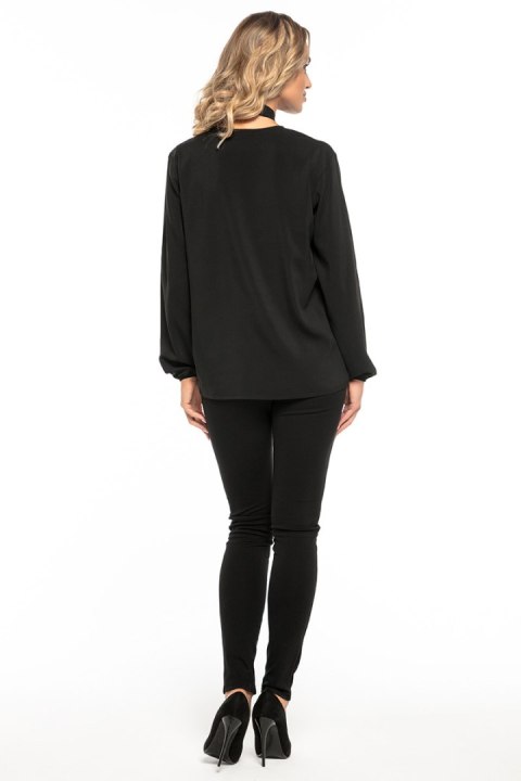 Bluzka Model T244/1 Black - Tessita Bluzka Model T244/1 Black - Tessita