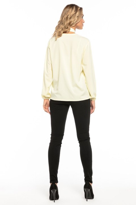 Bluzka Model T244/5 Yellow - Tessita Bluzka Model T244/5 Yellow - Tessita
