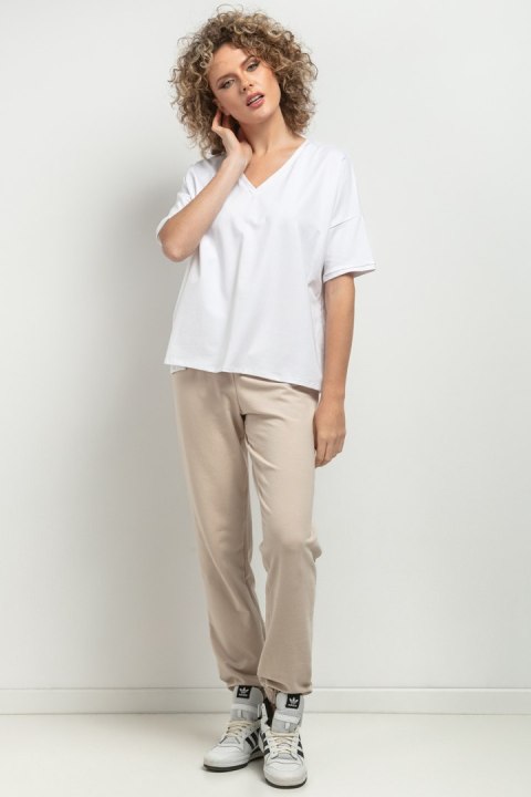 Bluzka Model T393/1 White - Tessita Bluzka Model T393/1 White - Tessita