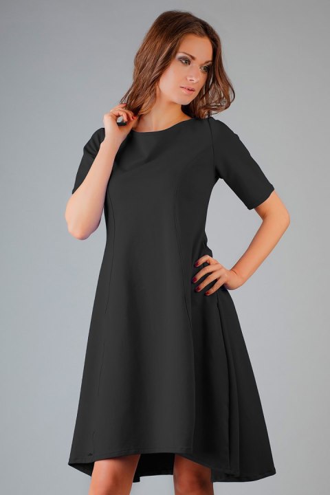Sukienka Model Nadzieja 8 Black - Tessita Sukienka Model Nadzieja 8 Black - Tessita