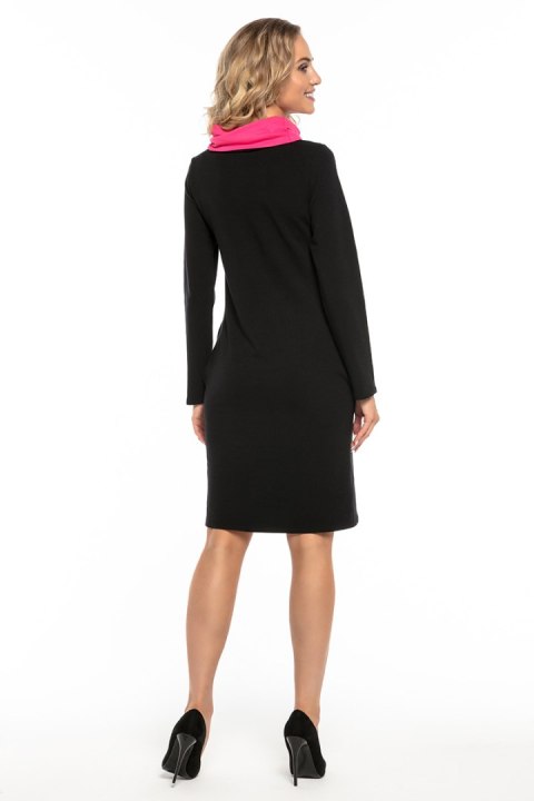 Sukienka Model T248/2 Black/Pink - Tessita Sukienka Model T248/2 Black/Pink - Tessita
