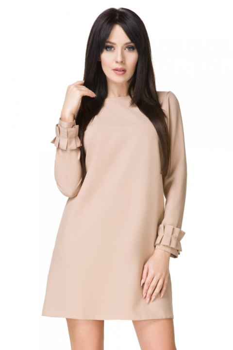 Sukienka model T196/2 Beige - Tessita Sukienka model T196/2 Beige - Tessita
