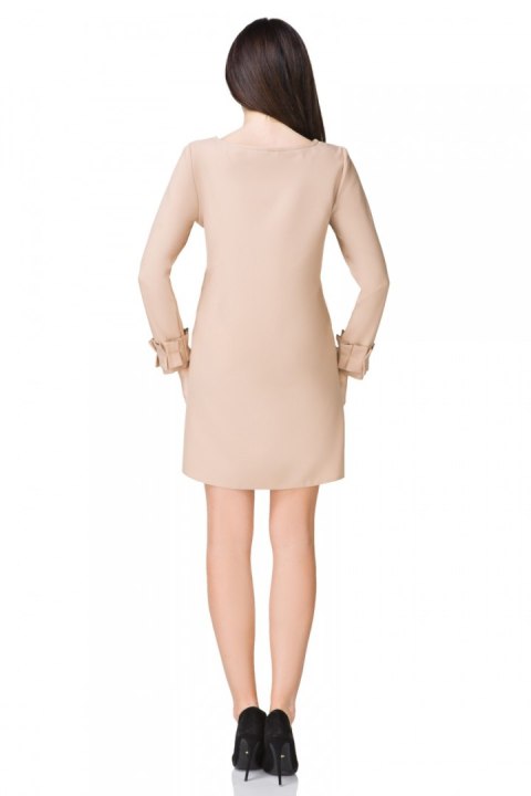 Sukienka model T196/2 Beige - Tessita Sukienka model T196/2 Beige - Tessita