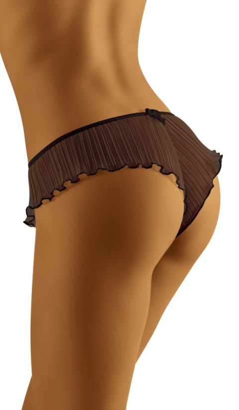 Stringi Stringo-szorty Model Maracato Black - Wolbar Stringi Stringo-szorty Model Maracato Black - Wolbar