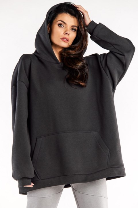 Bluza Damska Model M323 Grafit - Infinite You Bluza Damska Model M323 Grafit - Infinite You