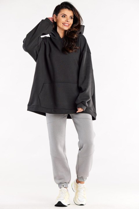 Bluza Damska Model M323 Grafit - Infinite You Bluza Damska Model M323 Grafit - Infinite You