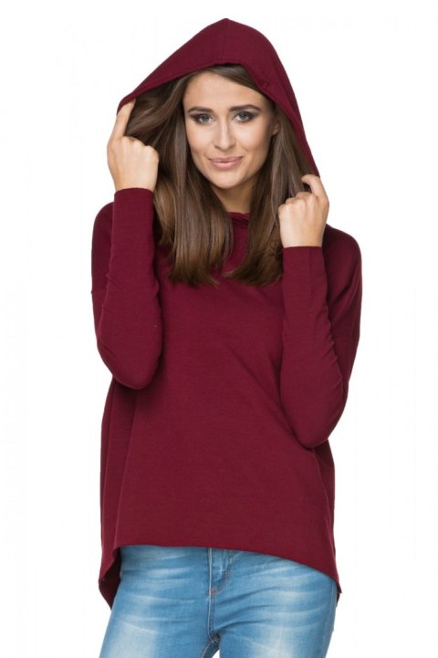 Bluza Damska Model T190/4 Bordo - Tessita Bluza Damska Model T190/4 Bordo - Tessita