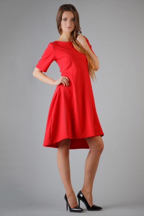 Sukienka Model Nadzieja 6 Red - Tessita Sukienka Model Nadzieja 6 Red - Tessita