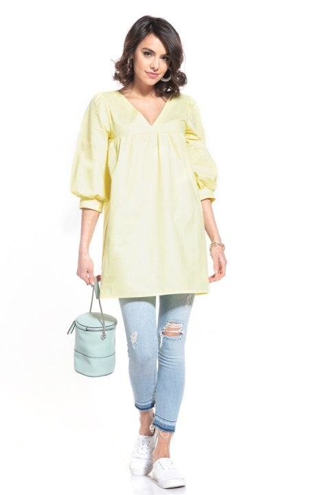 Tunika Model T341/2 Yellow - Tessita Tunika Model T341/2 Yellow - Tessita