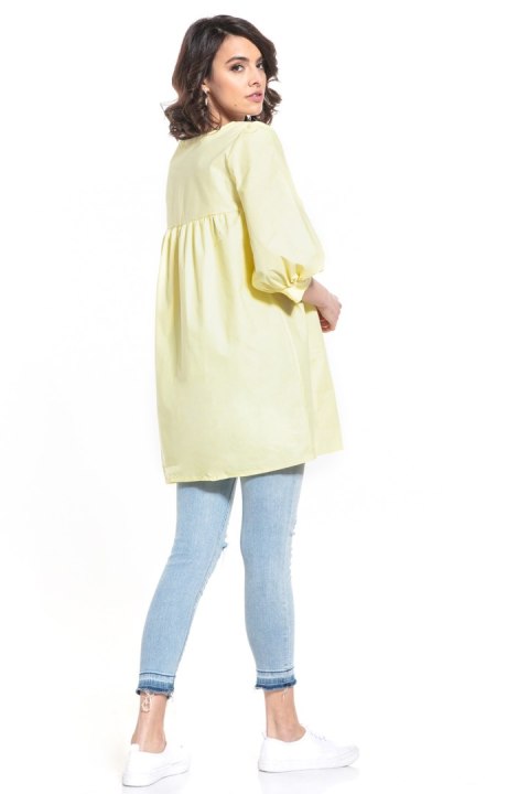 Tunika Model T341/2 Yellow - Tessita Tunika Model T341/2 Yellow - Tessita