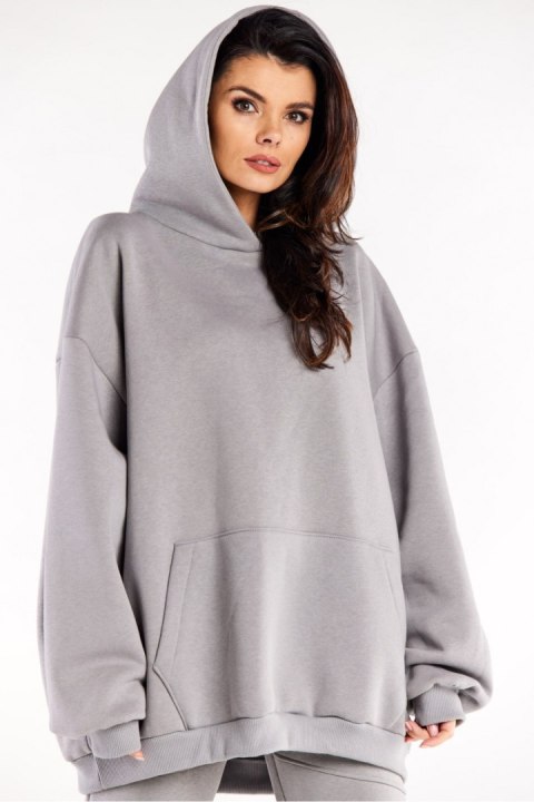 Bluza Damska Model M323 Grey - Infinite You Bluza Damska Model M323 Grey - Infinite You