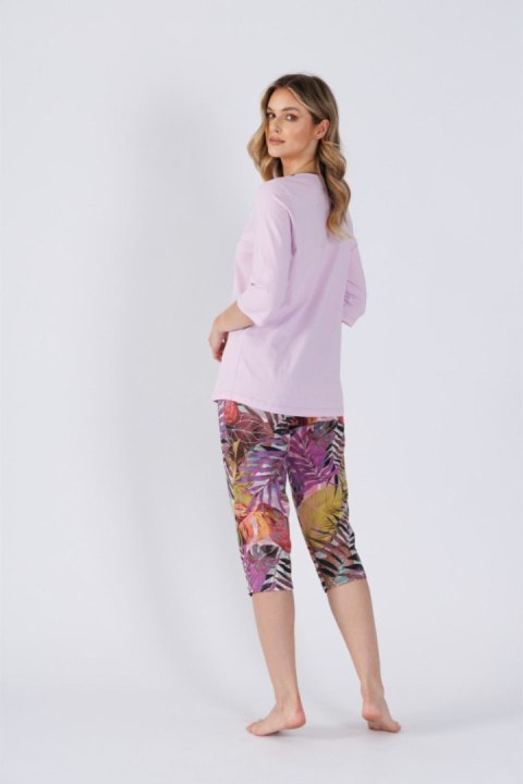 Piżama Damska Model Habika 1493 Lila/Pink - M-Max Piżama Damska Model Habika 1493 Lila/Pink - M-Max