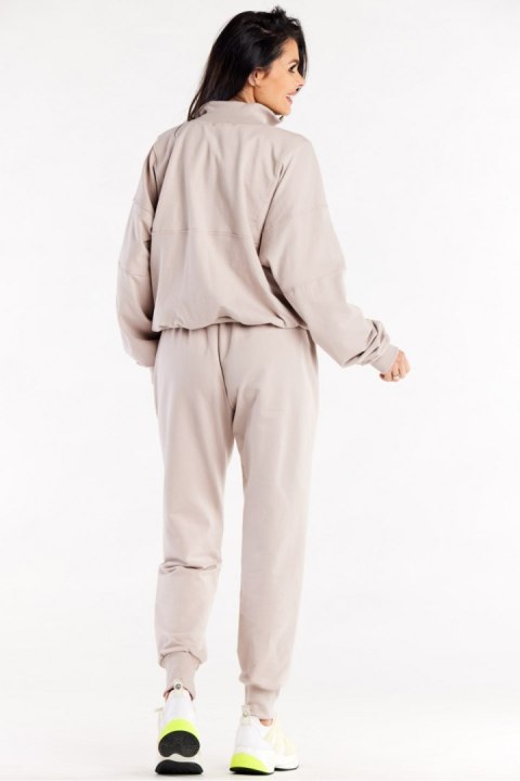 Spodnie Dresowe Model M317 Beige - Infinite You Spodnie Dresowe Model M317 Beige - Infinite You