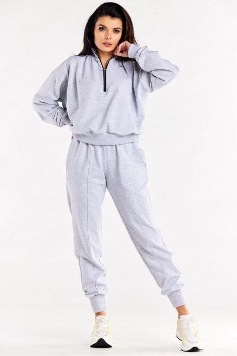Spodnie Dresowe Model M317 Grey - Infinite You Spodnie Dresowe Model M317 Grey - Infinite You
