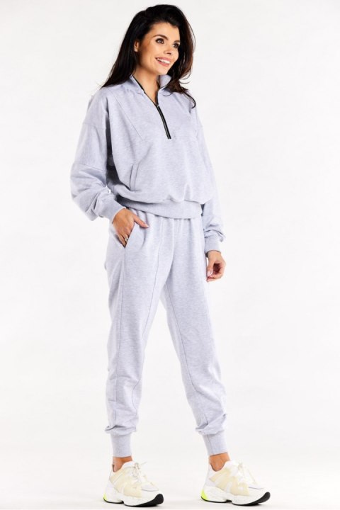 Spodnie Dresowe Model M317 Grey - Infinite You Spodnie Dresowe Model M317 Grey - Infinite You