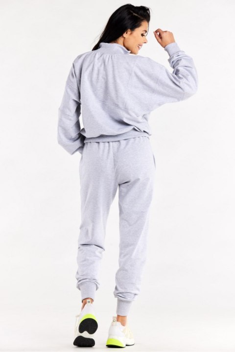 Spodnie Dresowe Model M317 Grey - Infinite You Spodnie Dresowe Model M317 Grey - Infinite You
