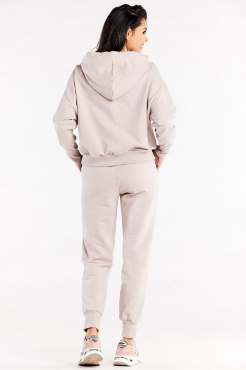 Spodnie Dresowe Model M319 Beige - Infinite You Spodnie Dresowe Model M319 Beige - Infinite You