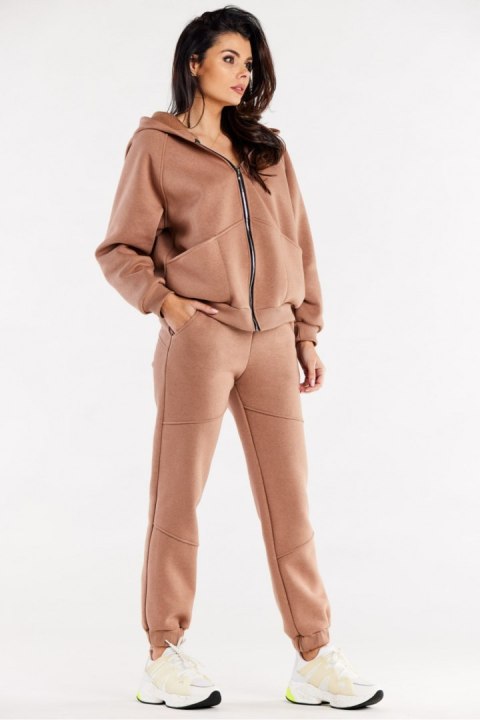 Spodnie Dresowe Model M325 Beige - Infinite You Spodnie Dresowe Model M325 Beige - Infinite You